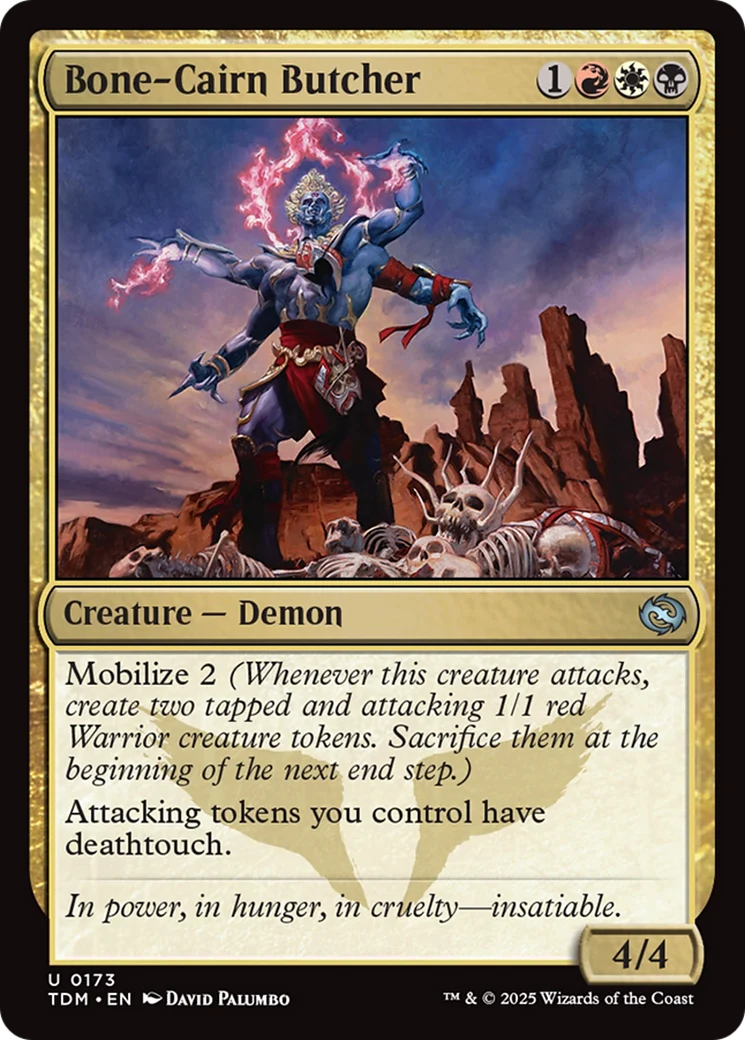 Bone-Cairn Butcher [Tarkir: Dragonstorm] Foil