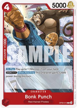 Bonk Punch (Reprint) (OP09-010) - [Starter Deck 23: RED Shanks]