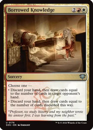 Borrowed Knowledge  [Secrets of Strixhaven] Foil
