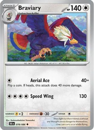 Braviary 077/086  SV White Flare - Uncommon