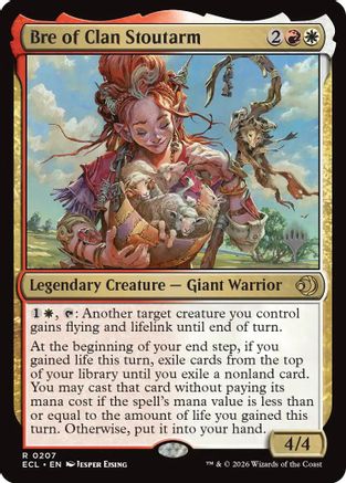 Bre of Clan Stoutarm  [Promo Pack: Lorwyn Eclipsed] Foil