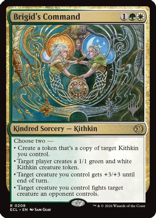 Brigid's Command  [Promo Pack: Lorwyn Eclipsed]