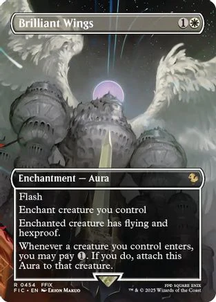 Brilliant Wings (Borderless)  [Commander: FINAL FANTASY]