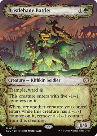 Bristlebane Battler (Showcase)  [Lorwyn Eclipsed] Foil