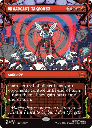 Broadcast Takeover (Showcase)  [Teenage Mutant Ninja Turtles] Foil