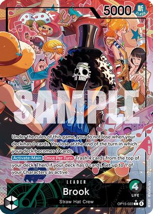 Brook (OP15-022) (Alternate Art) (OP15-022) - [Adventure on Kami's Island] Foil