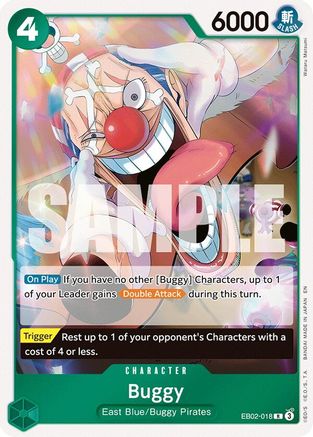 Buggy (EB02-018) - [Extra Booster: Anime 25th Collection] Foil