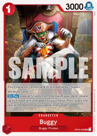 Buggy - OP03-008 (Reprint) (OP03-008) - [Premium Booster -The Best- Vol. 2]