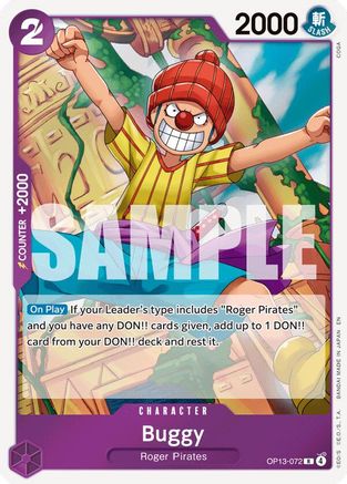 Buggy (OP13-072) - [Carrying On His Will] Foil