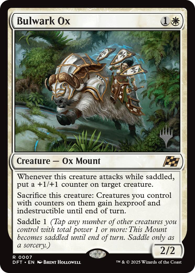 Bulwark Ox (Promo Pack) [Aetherdrift Promos] Foil