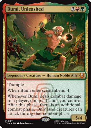 Bumi, Unleashed  [Avatar: The Last Airbender] Foil