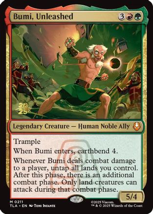 Bumi, Unleashed  [Prerelease Cards] Foil
