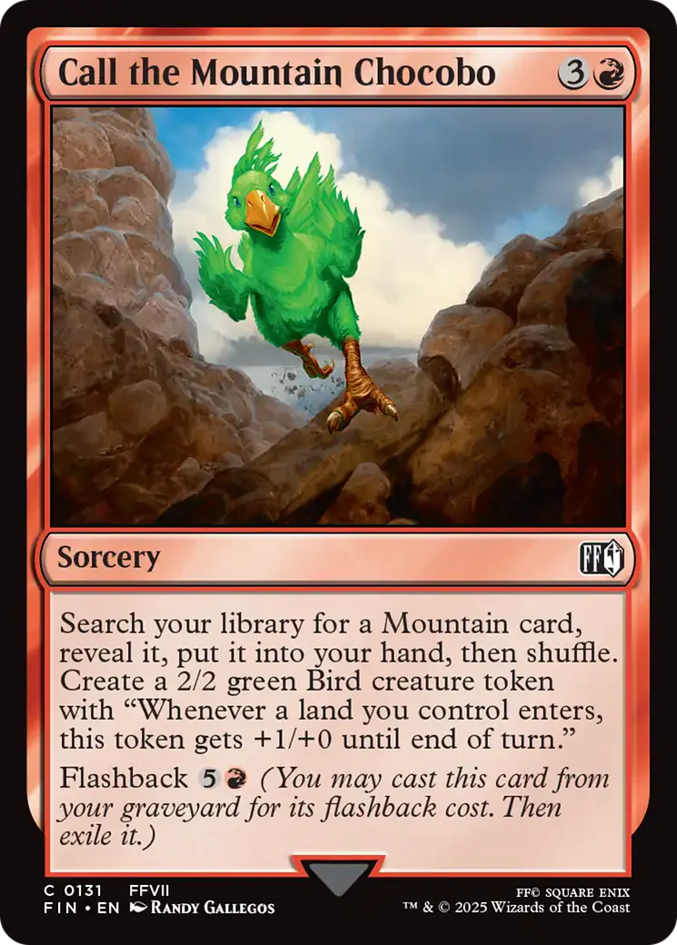 Call the Mountain Chocobo [FINAL FANTASY] Foil