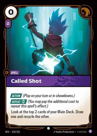 Called Shot (122/221) - Riftbound - [Spiritforged]