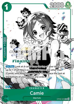 Camie (Championship 2024 Finalist Card Set Vol. 2) (OP06-025) - [One Piece Promotion Cards] Foil