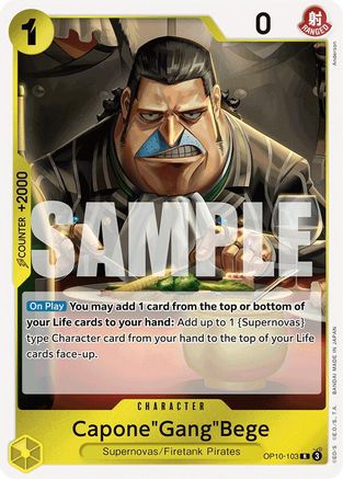Capone"Gang"Bege (OP10-103) - [Royal Blood] Foil