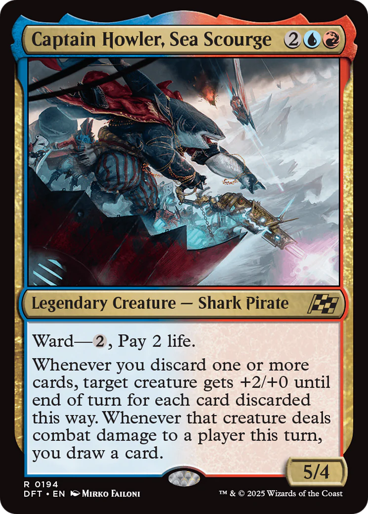 Captain Howler, Sea Scourge [Aetherdrift] Foil