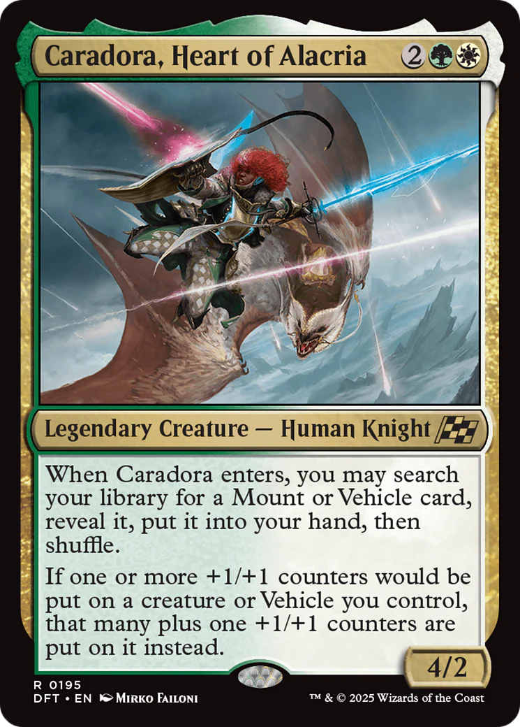 Caradora, Heart of Alacria [Aetherdrift] Foil