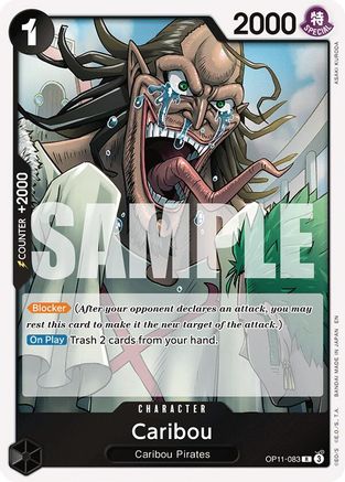 Caribou (OP11-083) - [A Fist of Divine Speed] Foil