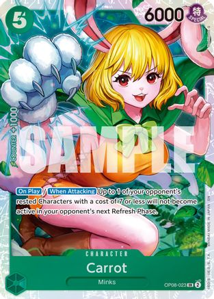 Carrot (Reprint) (OP08-023) - [Premium Booster -The Best- Vol. 2] Foil