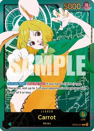 Carrot (SPR) (OP08-021) - [Extra Booster: Anime 25th Collection] Foil