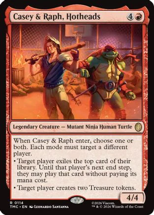 Casey & Raph, Hotheads  [Commander: Teenage Mutant Ninja Turtles]