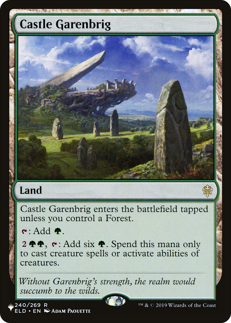 Castle Garenbrig [The List]