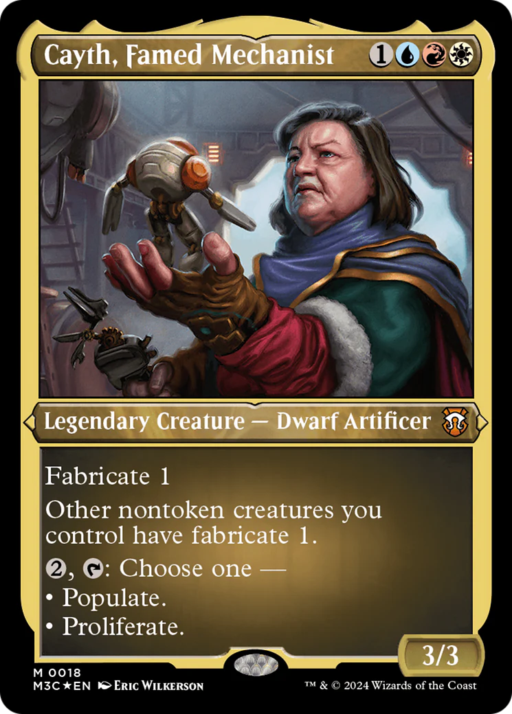 Cayth, Famed Mechanist  [Modern Horizons 3 Commander] Etched Foil