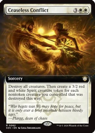 Ceaseless Conflict (Extended Art)  [Commander: Secrets of Strixhaven]
