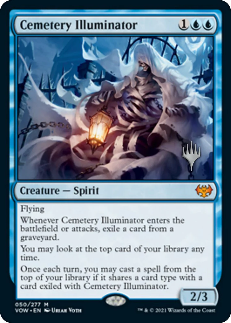 Cemetery Illuminator (Promo Pack) [Aetherdrift Promos] Foil