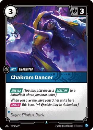Chakram Dancer (071/219) - Riftbound - [Unleashed] Foil