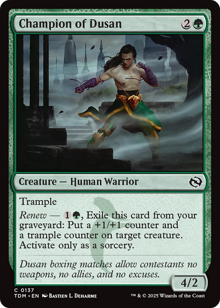 Champion of Dusan [Tarkir: Dragonstorm]