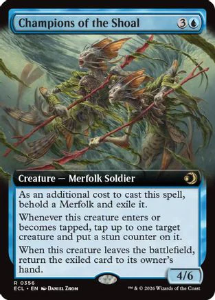 Champions of the Shoal (Extended Art)  [Lorwyn Eclipsed]