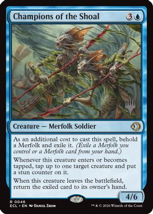 Champions of the Shoal  [Promo Pack: Lorwyn Eclipsed] Foil