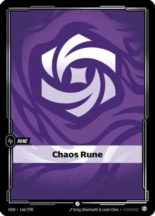 Chaos Rune (166/298) - Riftbound - [Origins]
