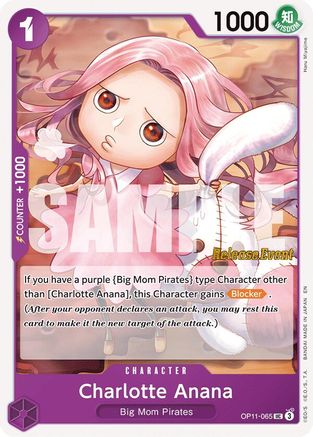 Charlotte Anana (OP11-065) - [A Fist of Divine Speed Release Event Cards]