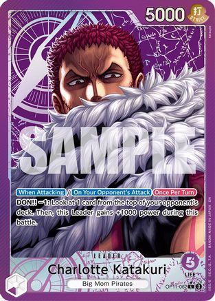Charlotte Katakuri (062) (Alternate Art) (OP11-062) - [A Fist of Divine Speed] Foil