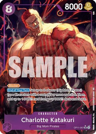 Charlotte Katakuri (067) (Alternate Art) (OP11-067) - [A Fist of Divine Speed] Foil