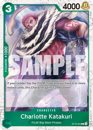 Charlotte Katakuri (Pirate Foil) (ST16-003) - [Premium Booster -The Best- Vol. 2] Foil
