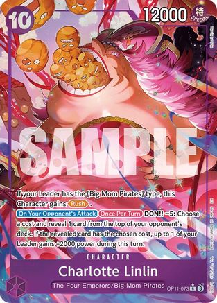 Charlotte Linlin (Alternate Art) (OP11-073) - [A Fist of Divine Speed] Foil