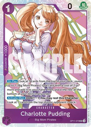Charlotte Pudding (OP11-070) - [A Fist of Divine Speed] Foil