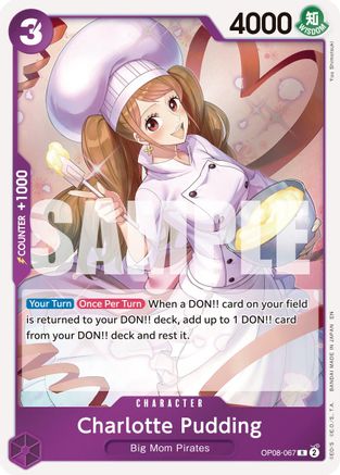 Charlotte Pudding - OP08-067 (Reprint) (OP08-067) - [Premium Booster -The Best- Vol. 2] Foil