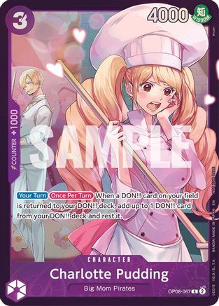 Charlotte Pudding (Store Treasure Cup 2025) (OP08-067) - [One Piece Promotion Cards] Foil