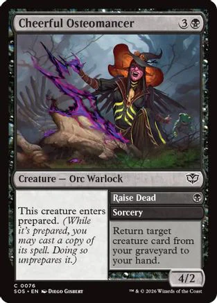 Cheerful Osteomancer  [Secrets of Strixhaven] Foil