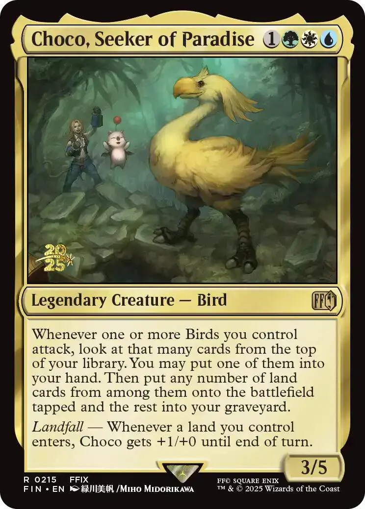 Choco, Seeker of Paradise [FINAL FANTASY Prerelease Promo]
