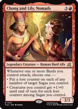 Chong and Lily, Nomads  [Avatar: The Last Airbender: Eternal-Legal] Foil