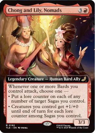 Chong and Lily, Nomads (Extended Art)  [Avatar: The Last Airbender: Eternal-Legal] Foil