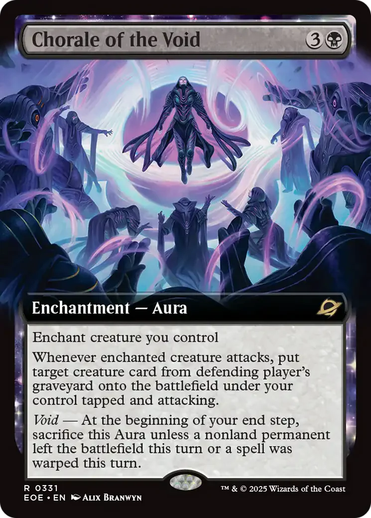 Chorale of the Void (Extended Art) [Edge of Eternities] Foil