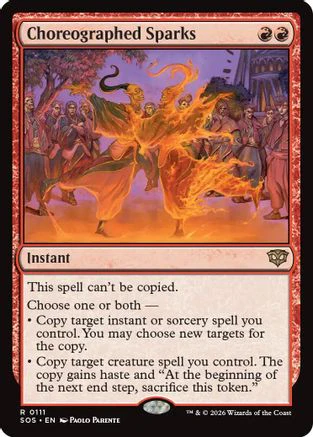 Choreographed Sparks  [Secrets of Strixhaven]