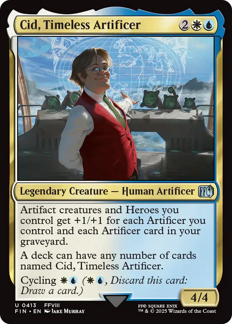 Cid, Timeless Artificer (0413) [FINAL FANTASY] Foil